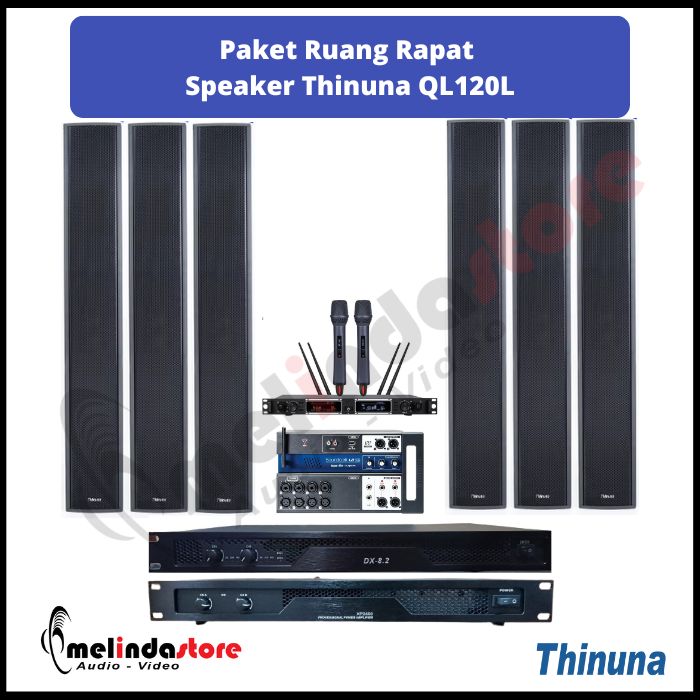 Paket Sound System Ruang Rapat Speaker Thinuna QL-120L| 6 Speaker